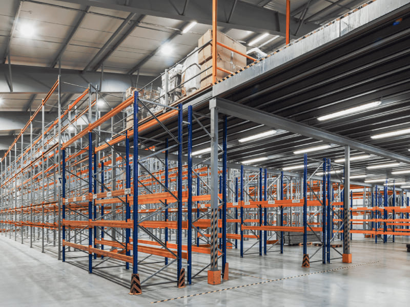 pallet rack mezzanine